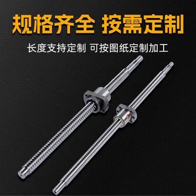 源头厂家精C7组滚珠丝杆NDX数密控机床高精度法兰防锈杠静音传丝