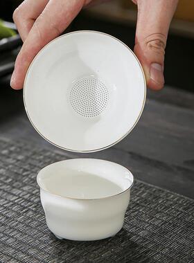 晟翔陶瓷用茶具茶杯复家古套茶具装千里1江山盖80337碗茶壶1头简