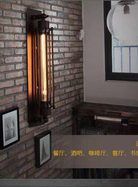 复古壁灯美式村性个墙壁灯lof乡t工无品牌/业风酒吧餐厅走廊过艺