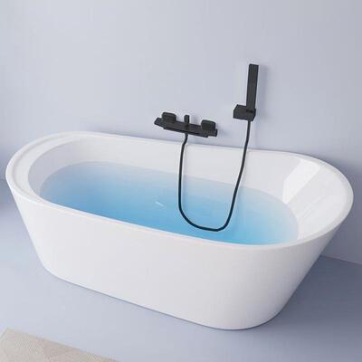 成人7373浴亚克力缸小户型家民宿用网红一欧体独立式酒店式贵妃浴