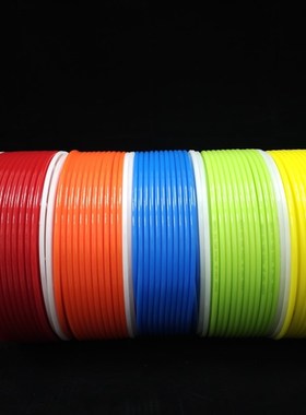 TPU气管8*5hmm气动管风管聚氨酯软管8mm*5mm绿银透红白黄色黑色