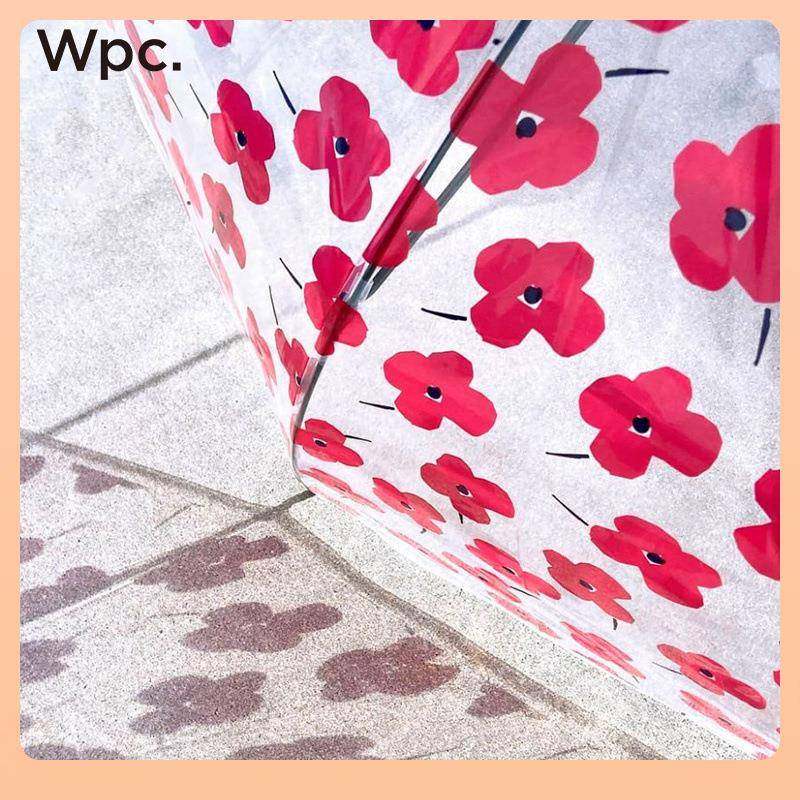 ⊕Wpc.新款清AZO雨新花长柄梦幻透小明雨伞印简约可爱防水拒水伞