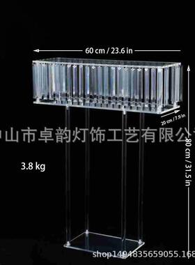 婚庆舞亚克厅力路引宴会台布置摆件渡铁艺JSX电装饰桌花器轻奢风