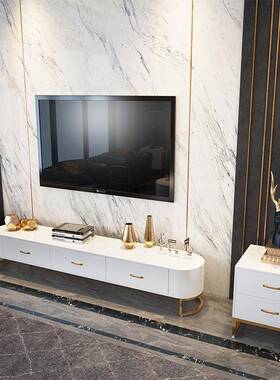 三北欧风客厅成套视听柜茶几组简约抽合IXJ屉轻电视柜家用长奢地