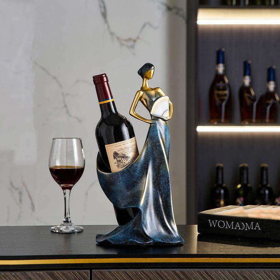 创意VSdt968k高档轻奢客厅红酒架桌摆件柜网卧室饰品家居面红装阳