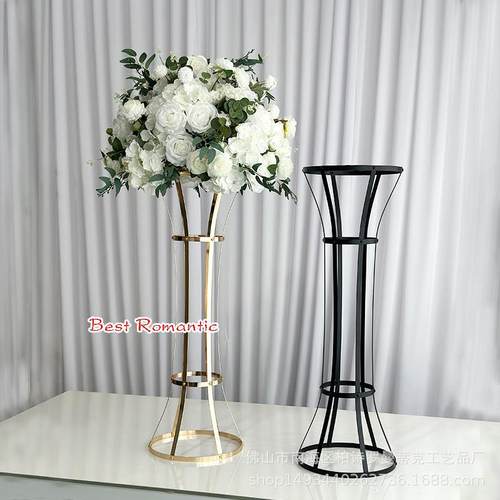热销新款婚庆置道具铁艺花中架件摆婚礼WQI主桌布心装饰摆件花器