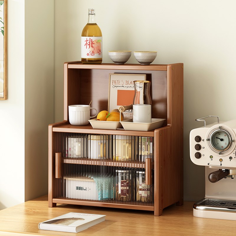 杯架桌面多功能收纳置物架防尘亚克力茶杯架子非实木咖啡杯展示架