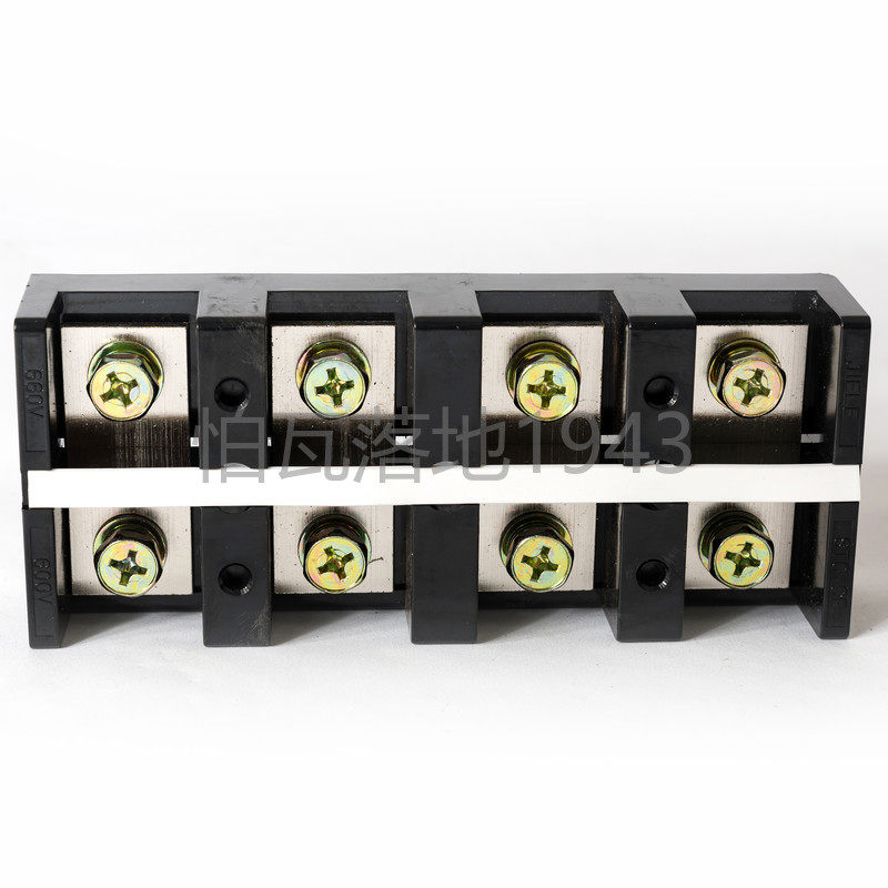 高品质TC-4004 (铜件) 4位/400A 大电流接线端子 接线排 柱连接器