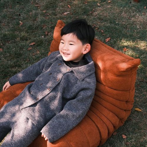 懒人沙发网红togo毛毛虫儿童位宝宝沙发幼儿男孩凳子女孩椅子可爱