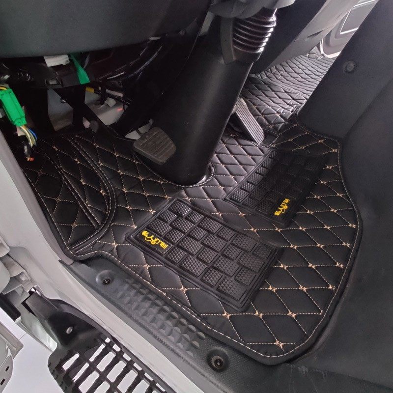 庆铃五十铃100p丝圈脚垫庆铃m600700p庆铃kv600铃咖货车皮革脚垫