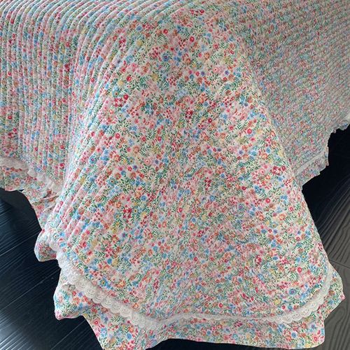 chao低价~ 绝美小碎花 ASAROOM韩国碎花夏凉被床盖两用 双人床单