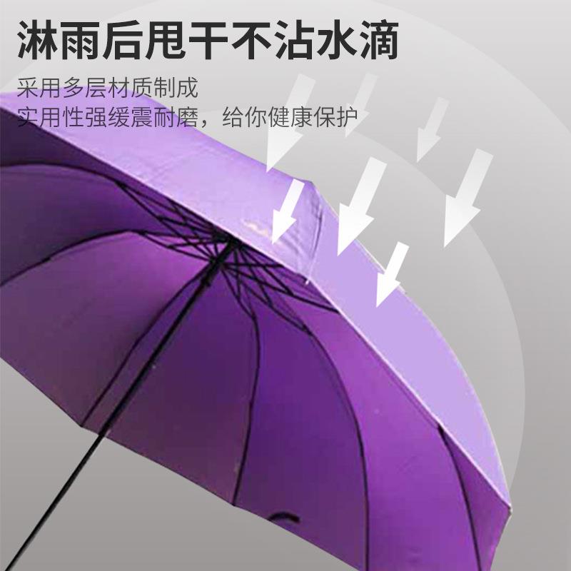 天伞堂33伞212三人加大商务三折十817骨晴雨广告遮阳伞可加E印LOG