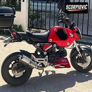 5MM口径通71850用GX250GPR250 T58over尾段摩1托车机车排S气管改装