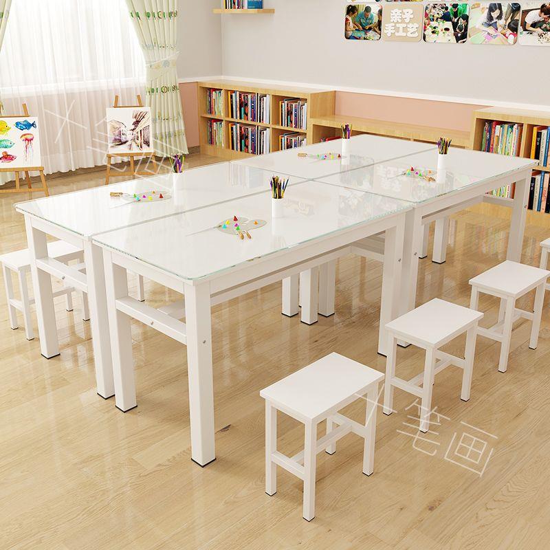 小学幼儿园玻璃绘画桌美