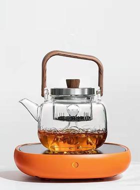 小坐高档煮茶蒸器家加厚耐大热玻璃壶AOJ容用量轻奢全自动茶炉电