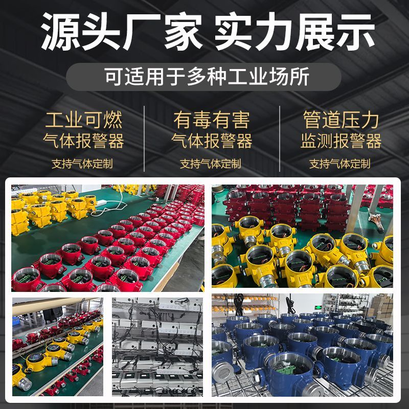 工业商用可燃气体报警器天然气泄漏检测仪防爆探头探测器