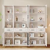 批门全木书柜玻璃现代简约厅家用DSZ实防尘落地书房书架组合客储