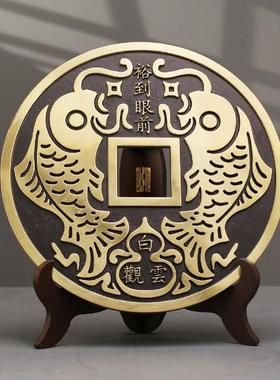 源头厂直特价大铜KML钱清仓发直发摆店铺桌面件办公室大工堂铜装