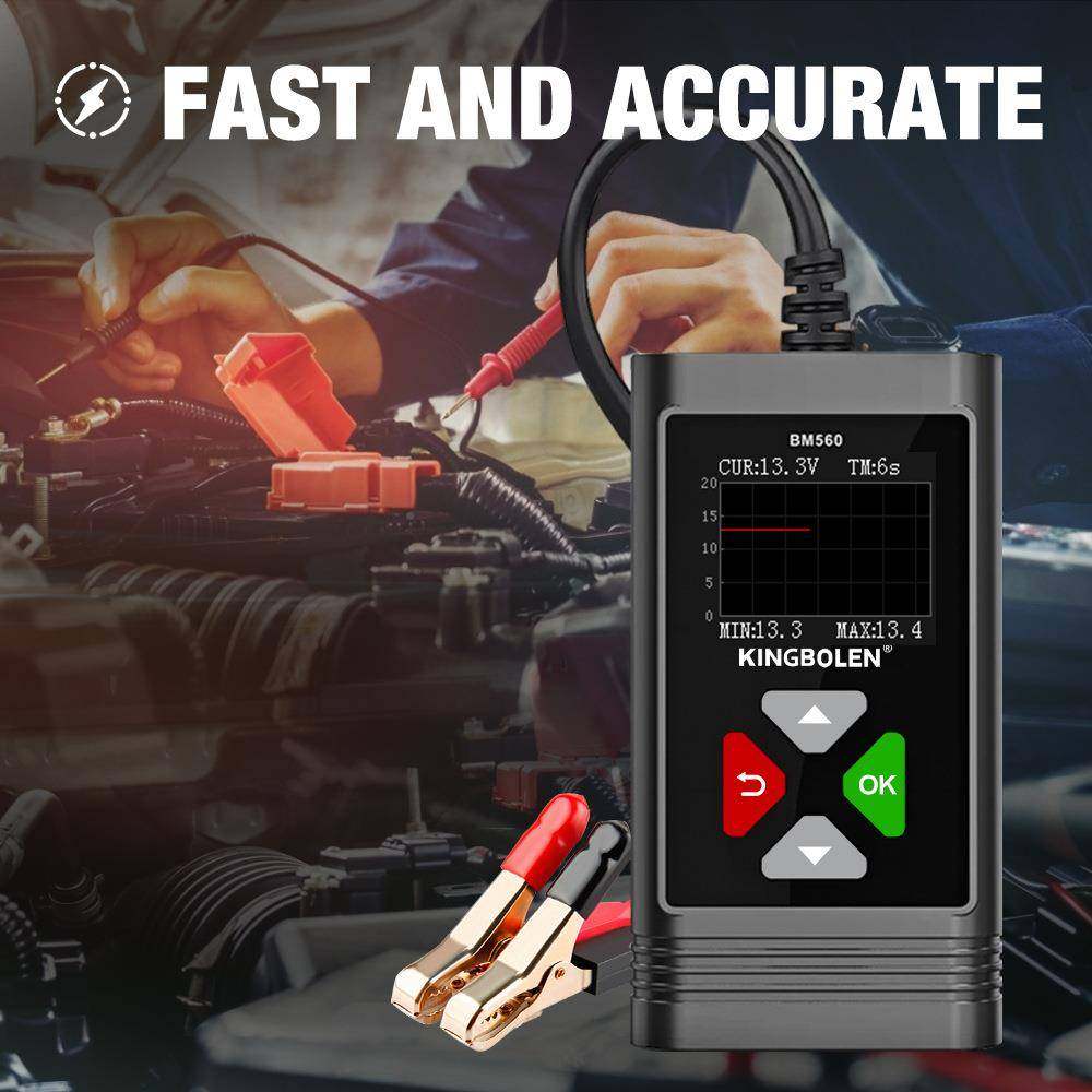 汽车蓄电分池析仪电瓶测仪多语检言蓄电池检测仪V/16876572V多语