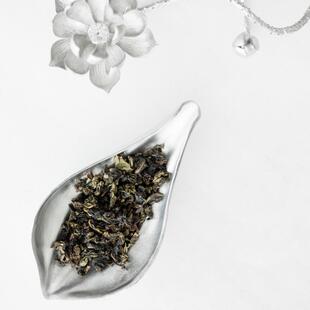 禅意茶则手锡莲瓣赏道茶LLI荷醒茶则茶匙勺功具夫工茶茶配件