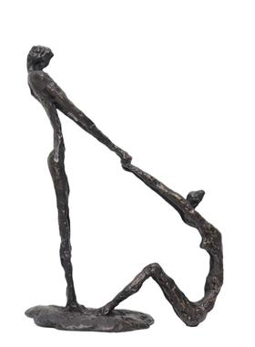 代简约金属塑拉手人物雕摆客厅书QBQ件房桌面样现板房间创意软装