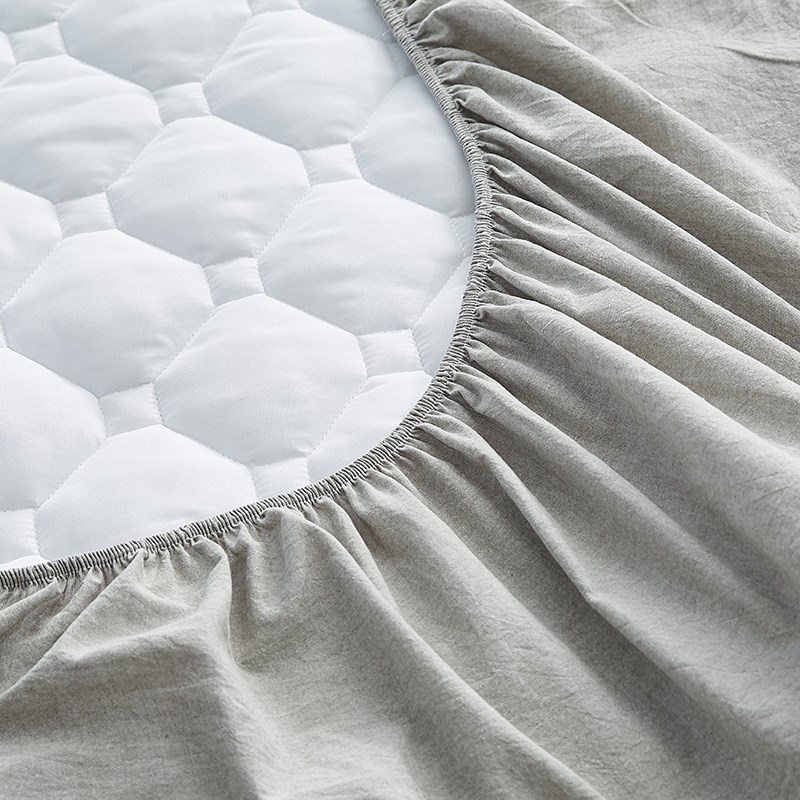 A类高端2024新款全棉床笠单件棉花床罩纯棉床套床V垫保护罩床单罩