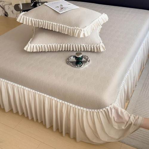 夏款天冰丝凉a类母婴级可机洗冰豆渐豆软席变床裙B2505181席子20