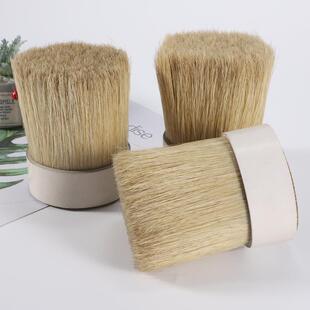 毛NZO漂鬃白猪水煮猪鬃鬃水煮猪猪鬃发梳用切水洗猪毛