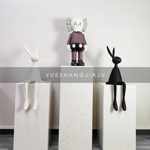 现代简约客绒厅家居摆件意植坐姿兔创5421 542子酒店售楼处样板间