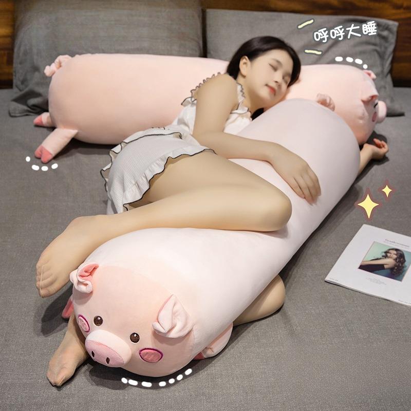 猪猪长条枕抱枕女睡觉床上靠夹腿生侧睡枕头男生款42345221靠头枕