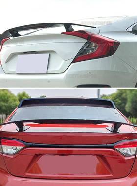 通型用三厢5门轿改装大尾车翼GT款汽车飞机风定压翼828后备箱扰流