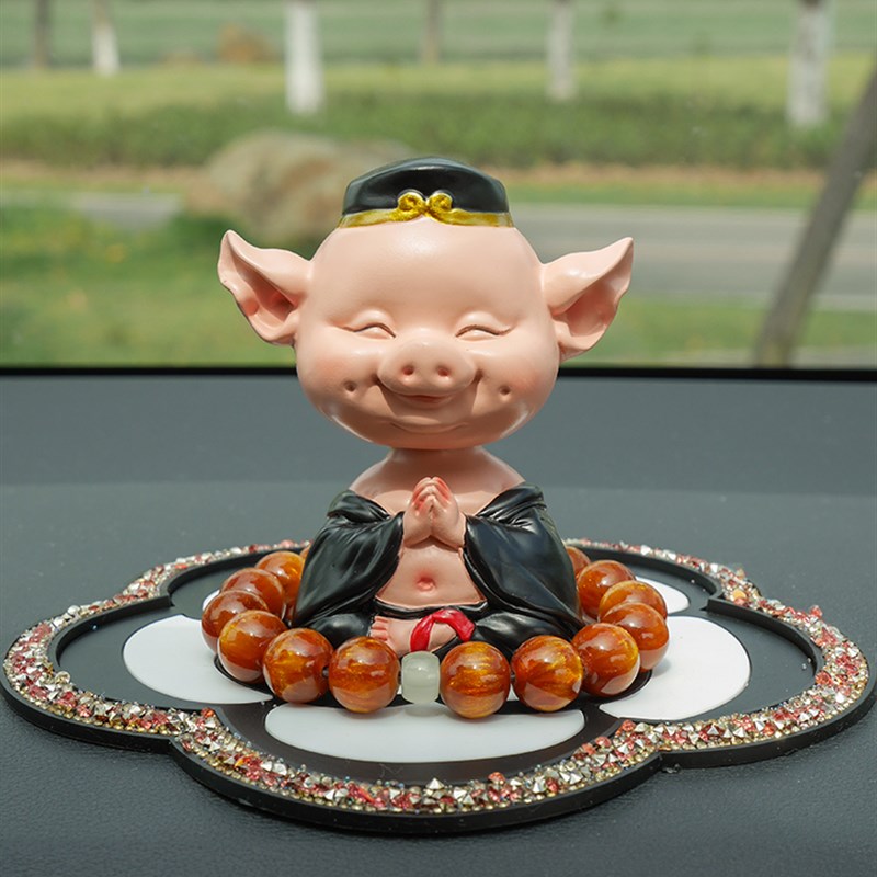 创意汽车摇头摆件解压卡通西游可爱公仔装饰N品孙悟空车载车内用