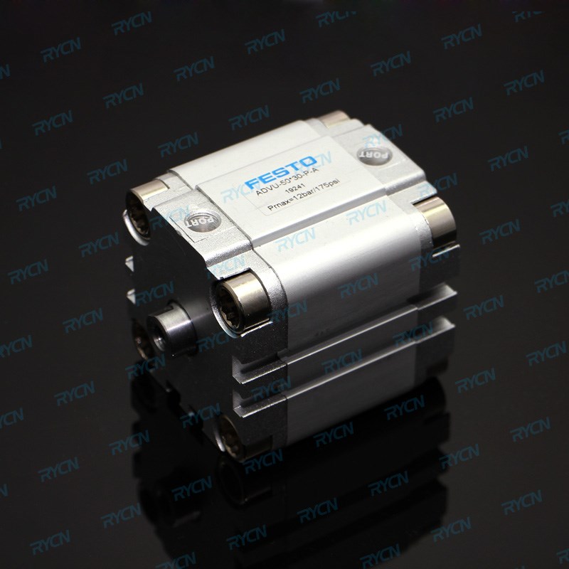 高端FESTO型 ADVU80-5/1t0/15/20/25/30/35/40/50 带磁薄型气缸