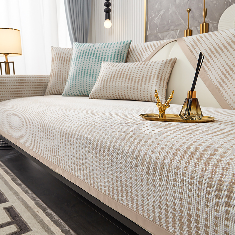 沙发垫垫子丝防滑夏季冰定布巾坐凉席新款皮沙发夏天罩盖Z2023套