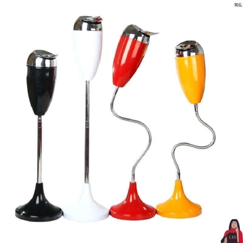 卫生间客厅烟灰缸带盖创意时尚个性卧F室厕所伸缩落地立式烟缸大