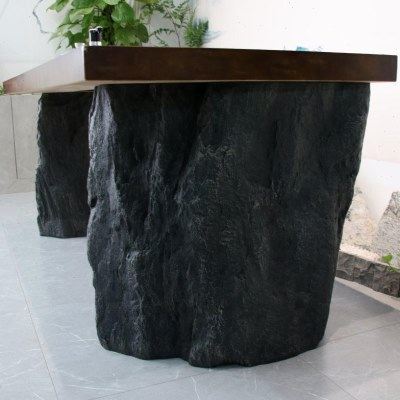 现中式玻璃钢桌脚石创意软装摆件石头桌子腿装饰品茶几底座,饰品/流行首饰/时尚饰品新,摆件,淘宝优惠券,粉丝福利购,淘宝优惠卷