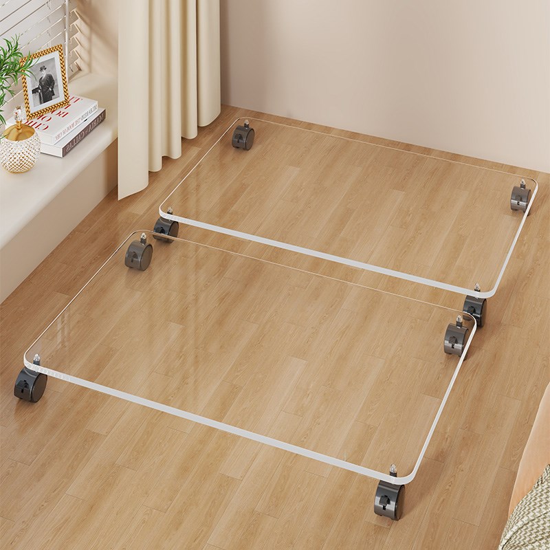 可移动收纳箱底座带滑轮置物架家用万向轮托 托架Q客厅落地花架压