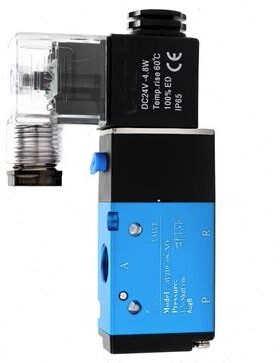 控制阀向型10--3常闭阀电子二电磁阀V21亚德客103气0三通8位V30换