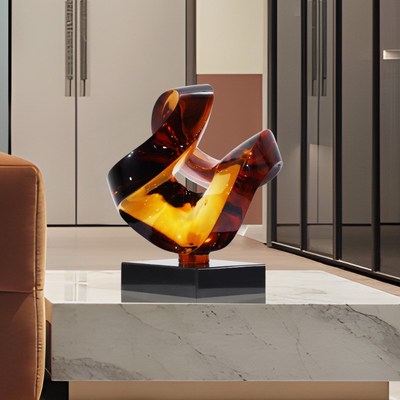 简约现代入户玄关摆件轻奢高档客厅D电视柜家居进门装饰品艺术雕