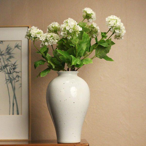 手工粗陶大号民宿风带斑点陶瓷花瓶中式插花花器可水培,家居饰品,花瓶,淘宝优惠券,粉丝福利购,淘宝优惠卷