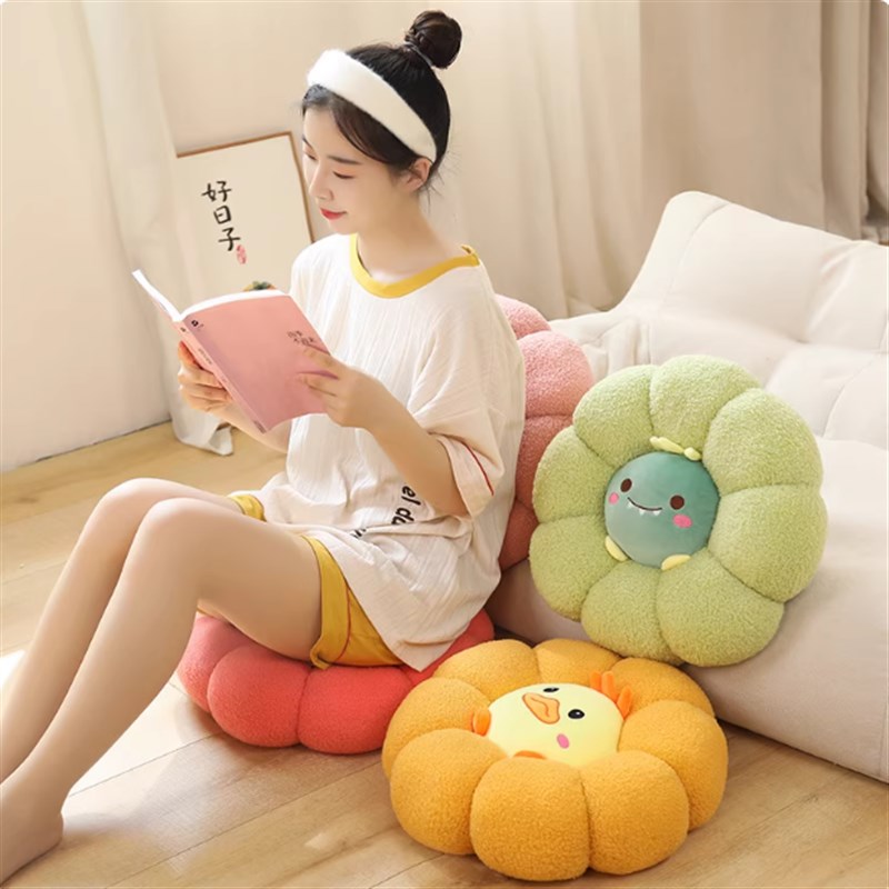 南瓜抱枕卧室客厅沙发靠背垫靠垫床上护腰靠枕飘T窗垫女生学车坐