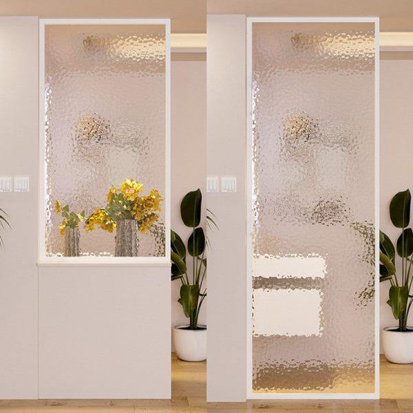 奶油水波纹油画屏风艺术玻璃隔断客厅入户玄关卫生间半墙遮挡屏风,基础建材,屏风,淘宝优惠券,粉丝福利购,淘宝优惠卷