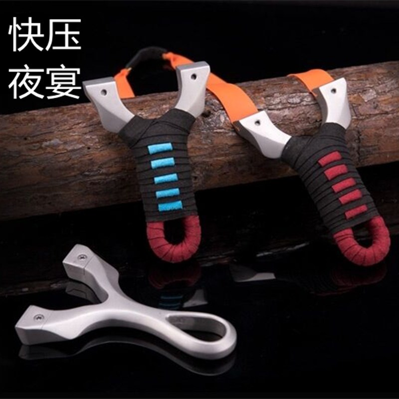 新手不锈钢夜宴弓l免绑快压高精准实战户外下货金属切割扁皮弹工