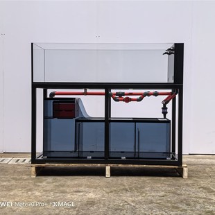 超白溪流缸客厅水族箱鱼缸