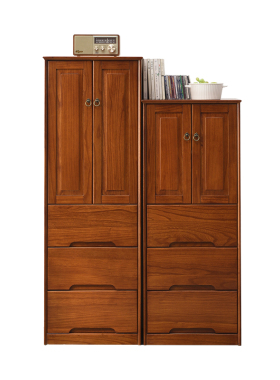 实木五斗柜橱夹缝隙窄储物靠墙卧室抽屉式收纳子宽50cm深置物立柜