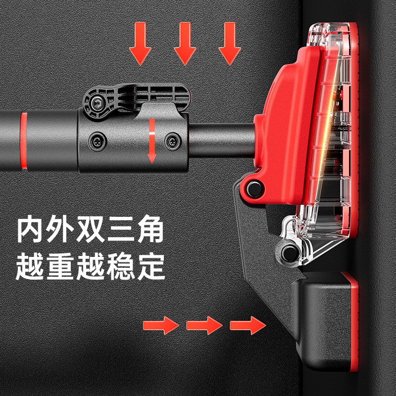 引体向上器室内单杠家用健身器材运动免打孔吊环单杆引体向上器