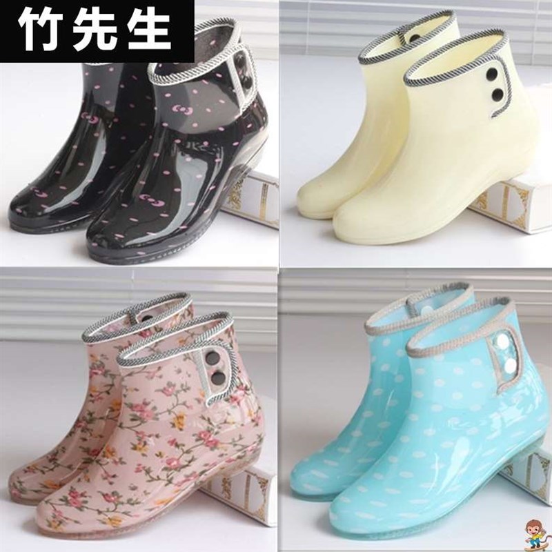 新款雨鞋女士时尚款外穿防滑雨靴中筒胶鞋新款套鞋低帮短筒防