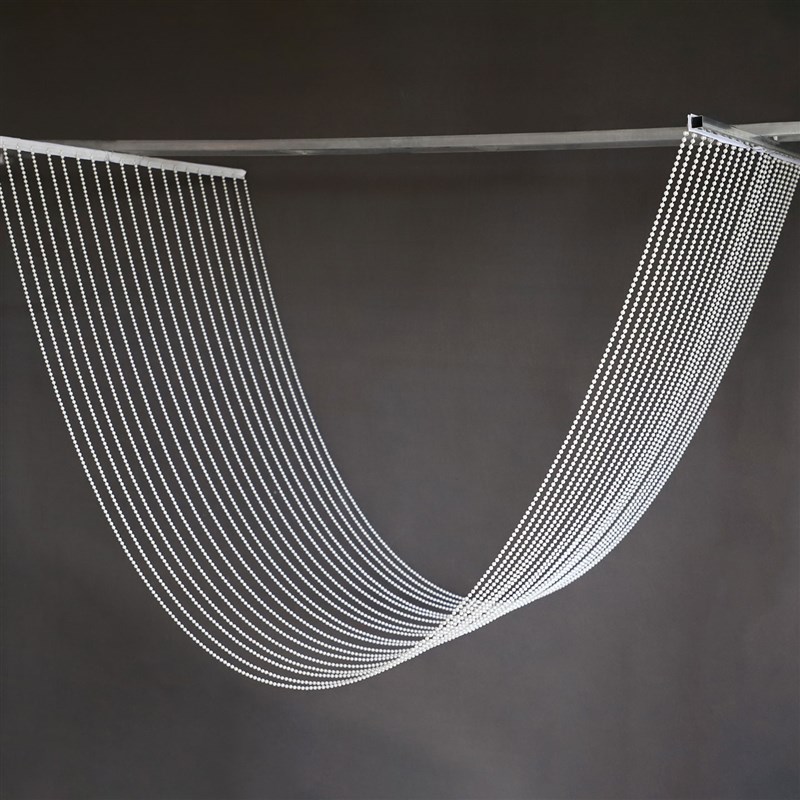婚庆道具水晶泼水帘亚克力波浪挂件珠帘水晶波帘韩式行云流水吊顶