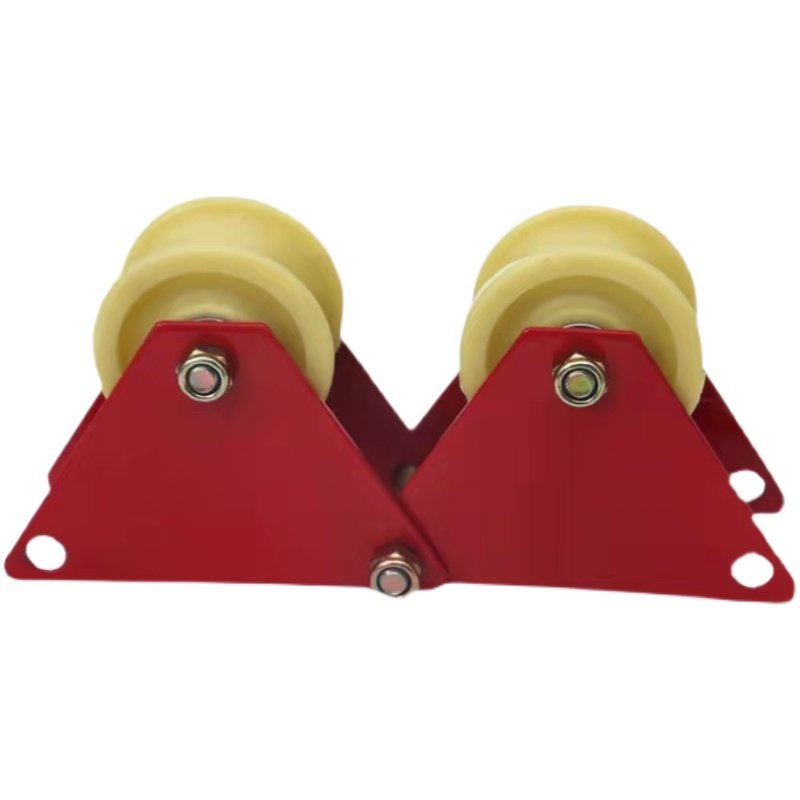 高空作业手动滑轮收绳器省力护绳轮收绳放绳卡墙角收绳器转弯两联