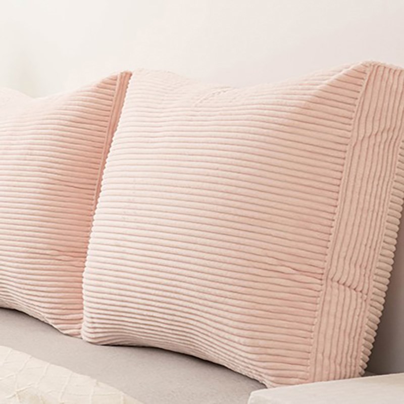 新款靠枕床头立体薯条绒床头靠垫软包大靠背飘窗S护腰靠枕垫可拆